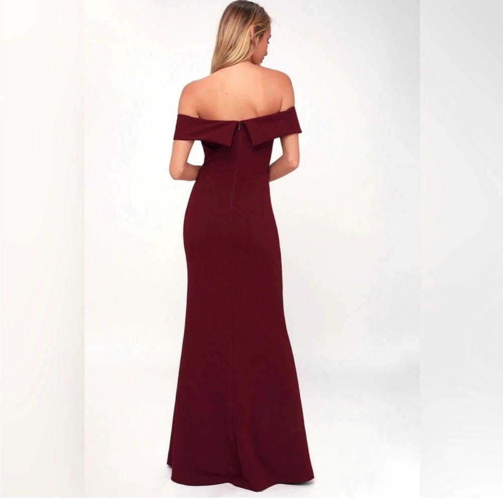 Lulu's Deep maroon dress